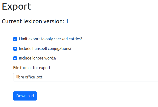 export